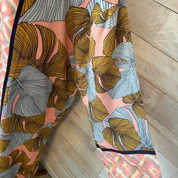 Anthropologie Multicolor Floral Kimono - Picture 3 of 11